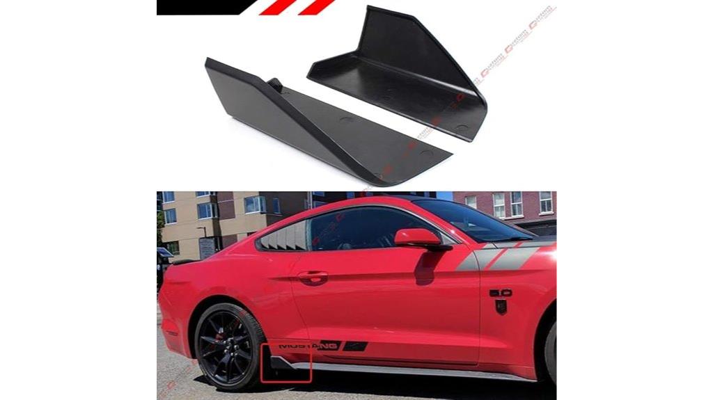 mustang side skirt splitters