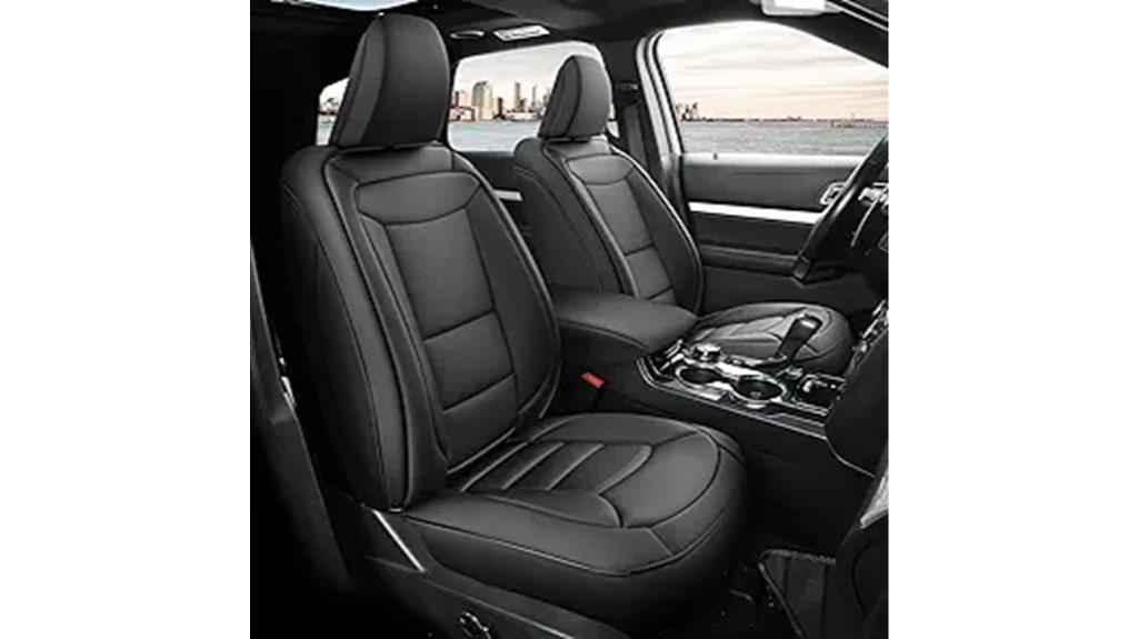 panda themed car seat covers