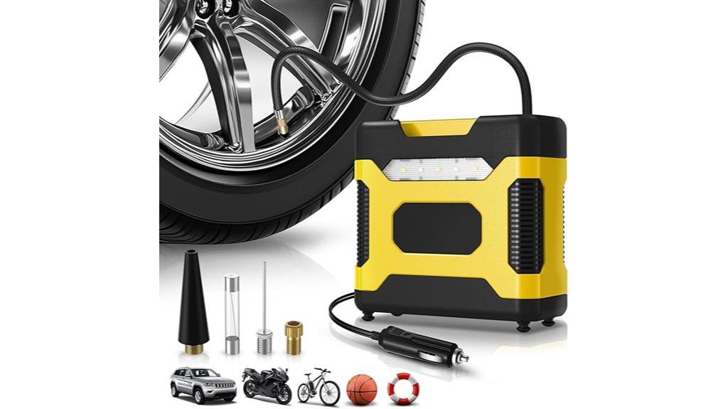portable digital tire inflator