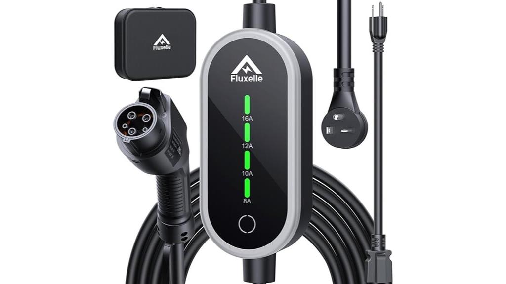 portable j1772 ev charger