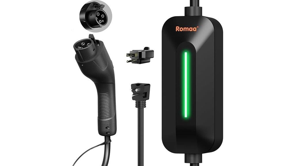 portable level 1 2 ev charger