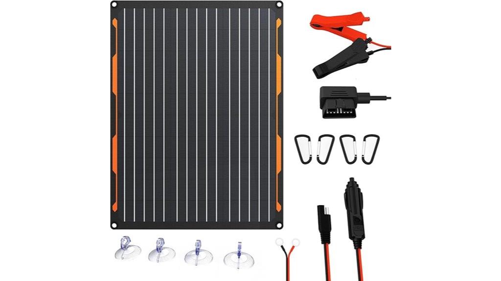 portable solar battery charger