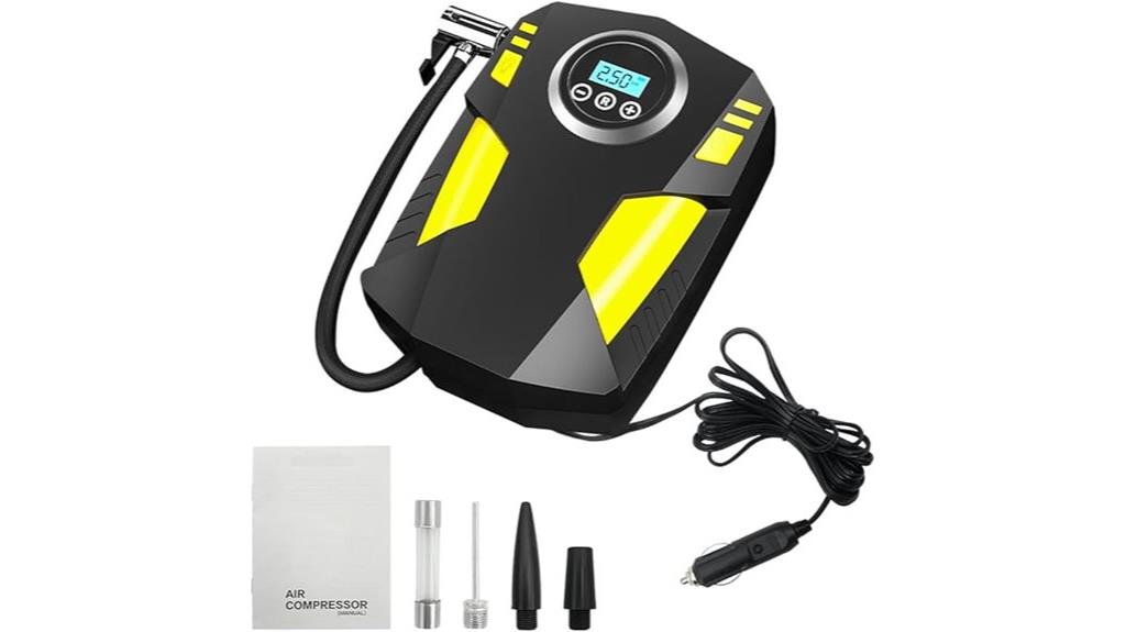 portable tire inflation device