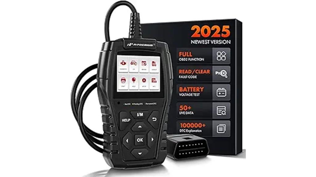 professional obd2 car scanner