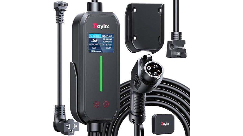 raylix ev charger cable