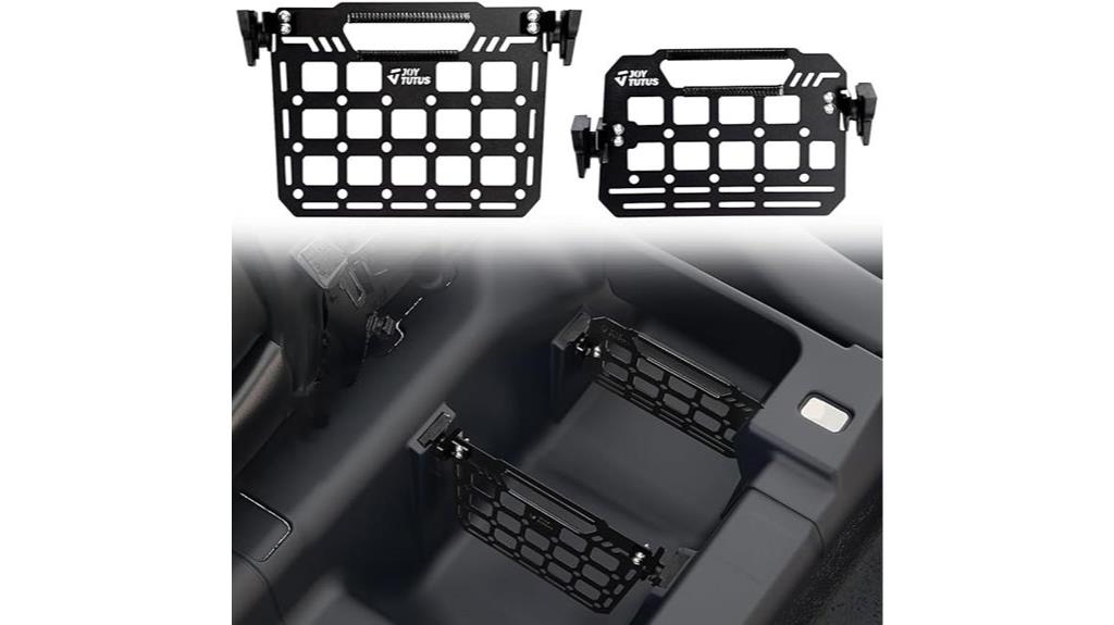 rear seat storage dividers