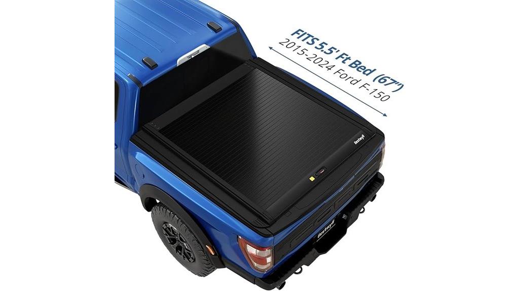 retractable tonneau cover ford