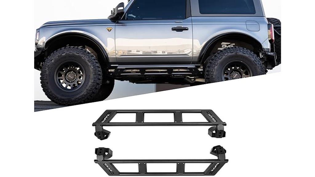 rock sliders for bronco