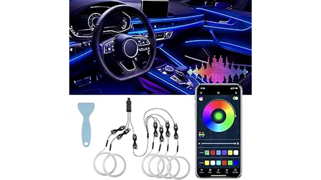 smart led car interior