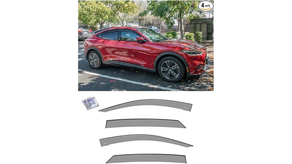 smoke tinted window deflectors