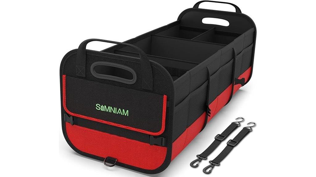 spacious car trunk organizer