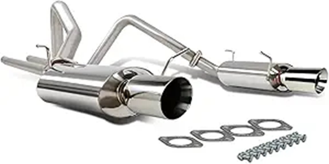 stainless steel exhaust system