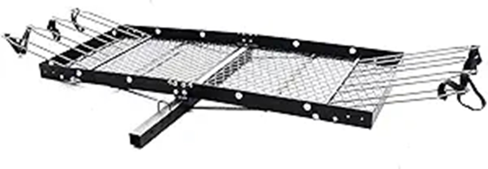 steel cargo carrier with bike