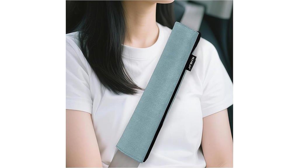 suede velvet seat belt pads
