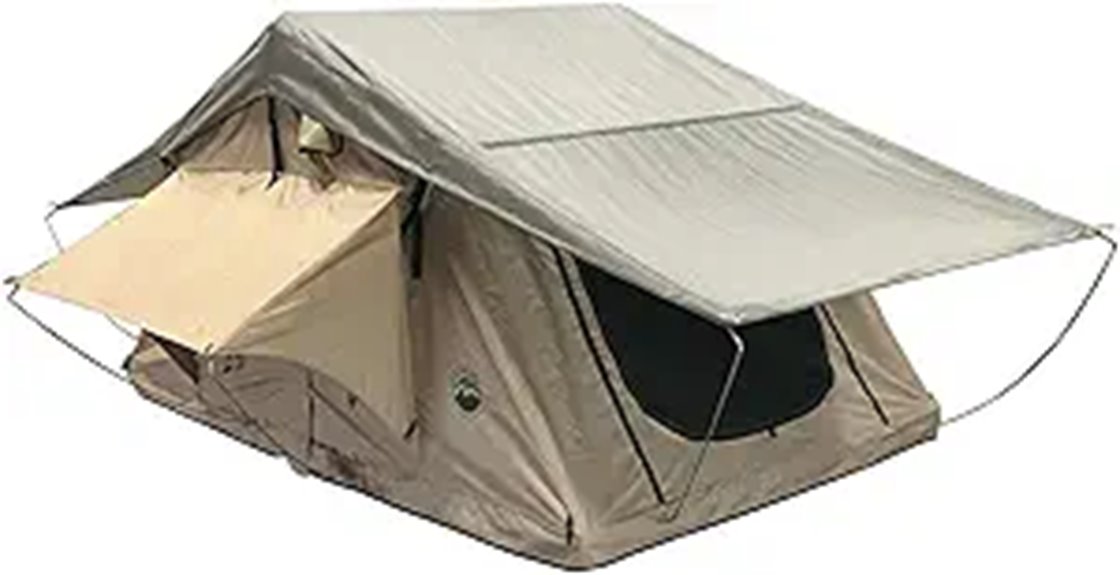 three person rooftop tent