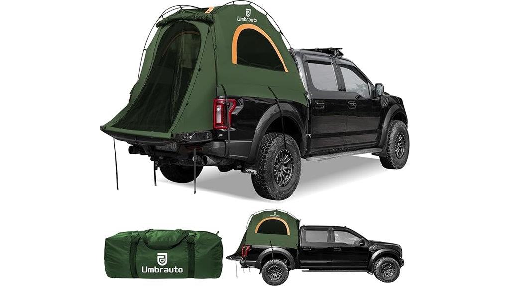 truck bed camping tent