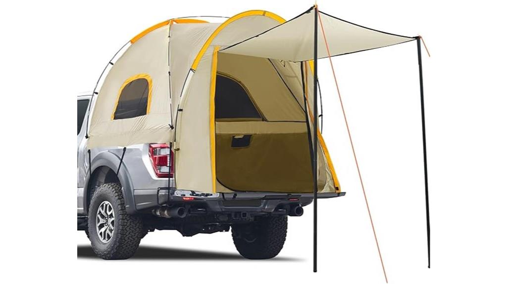 truck bed camping tent