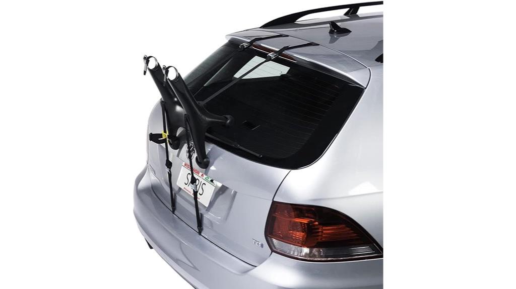 trunk mount single bike carrier