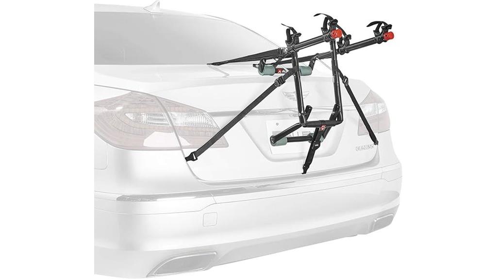 two bike trunk mount rack