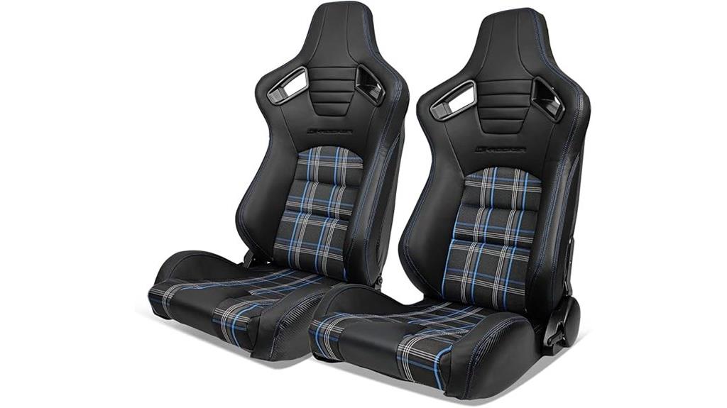 universal racing seats pair