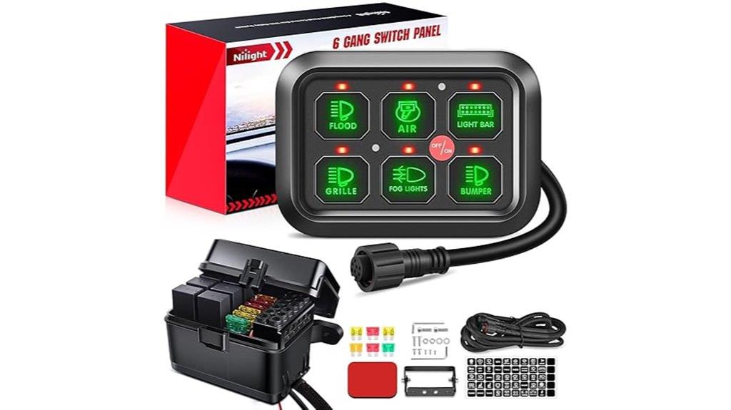 universal relay switch panel