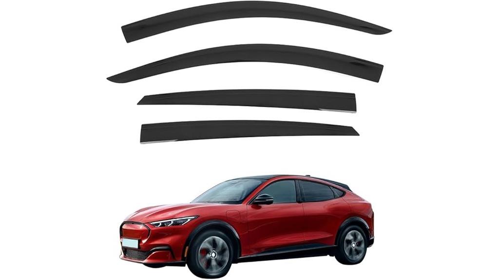 window visors for mustang